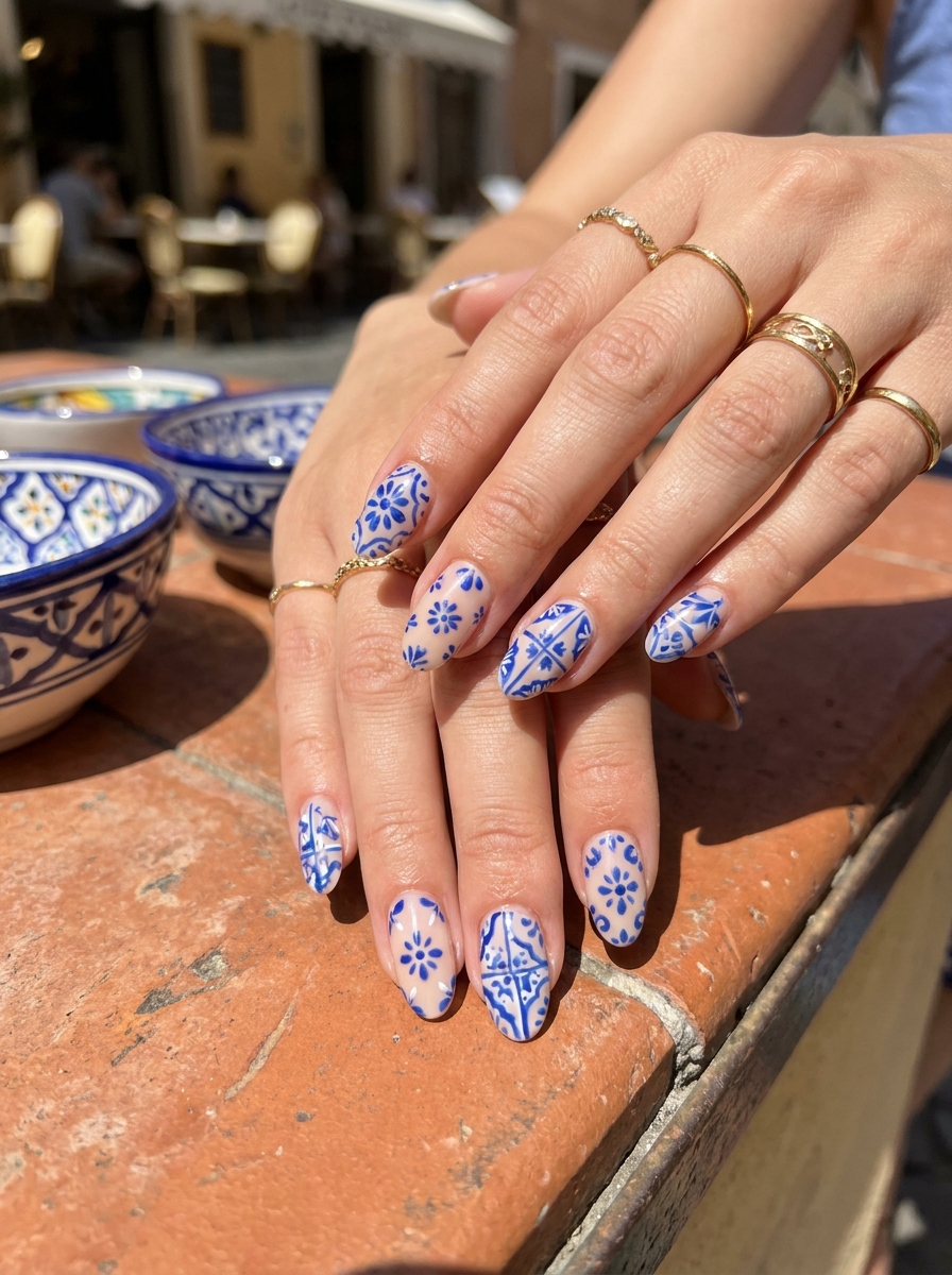 Mediterranean Tile Nails